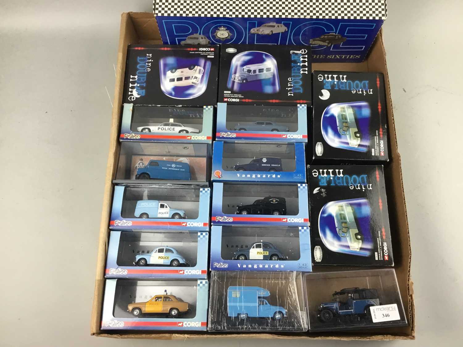 Lot 346 - A LOT OF CORGI POLICE BOXED MODEL VEHICLES