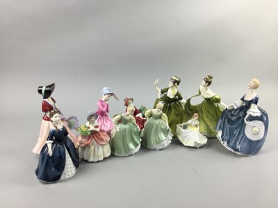 Lot 361 - A LOT OF ELEVEN ROYAL DOULTON FIGURES