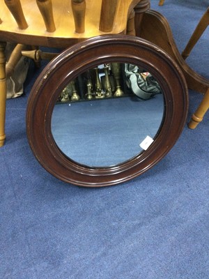 Lot 382 - A LOT OF TWO EARLY 20TH CENTURY WALL MIRRORS