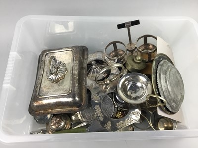 Lot 332 - A COLLECTION OF SILVER PLATES