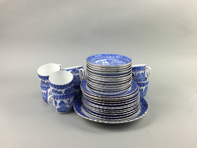 Lot 391 - AN ENGLISH BELL CHINA TEA SERVICE