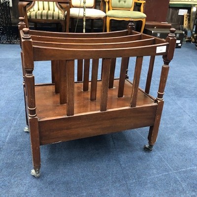 Lot 315 - A MAHOGANY REPRODUCTION CANTERBURY