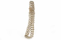 Lot 110 - GOLD LINK BRACLET 20.9g, marked 9ct