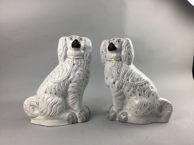 Lot 527 - A PAIR OF 20TH CENTURY WALLY DOGS