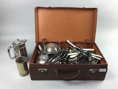 Lot 532 - A LOT OF SILVER PLATED ITEMS INCLUDING CUTLERY