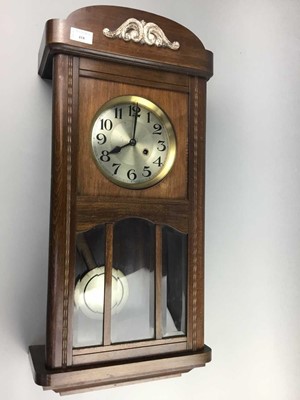 Lot 418 - AN EARLY 20TH CENTURY KITCHER WALL CLOCK