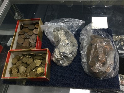 Lot 419 - A LARGE LOT OF BRITISH AND FOREIGN COINS, PREDECIMAL