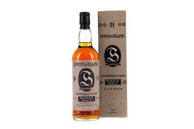 Lot 169 - SPRINGBANK AGED 21 YEARS