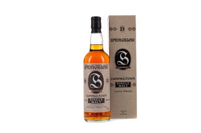 Lot 180 - SPRINGBANK AGED 21 YEARS