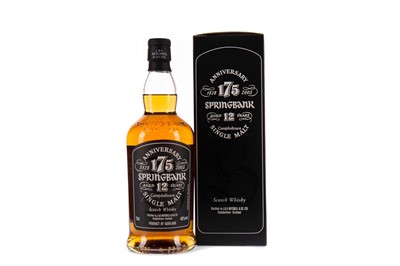 Lot 171 - SPRINGBANK  175TH ANNIVERSARY AGED 12 YEARS