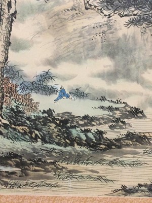 Lot 603 - A LARGE CHINESE PAINTING