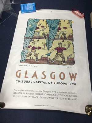 Lot 445 - A PAIR OF GLASGOW CULTURAL CAPITAL OF EUROPE 1990 POSTERS