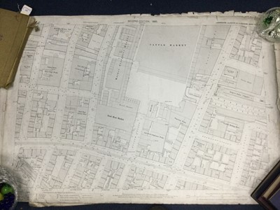 Lot 446 - A LOT OF EAST END OF GLASGOW ORDNANCE MAPS AND OTHER ITEMS