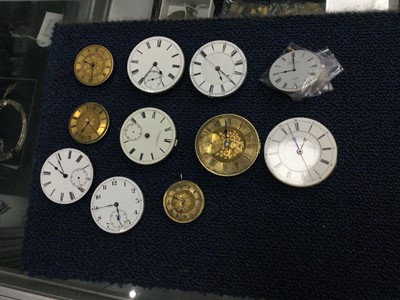 Lot 110A - A COLLECTION OF POCKET WATCH MOVEMENTS