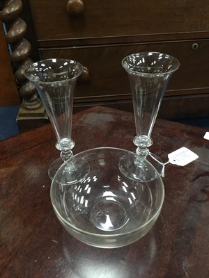 Lot 230A - A PAIR OF EARLY 19TH CENTURY L FLUTES