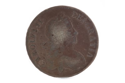 Lot 31 - A CHARLES II (1660 - 1685) SILVER CROWN