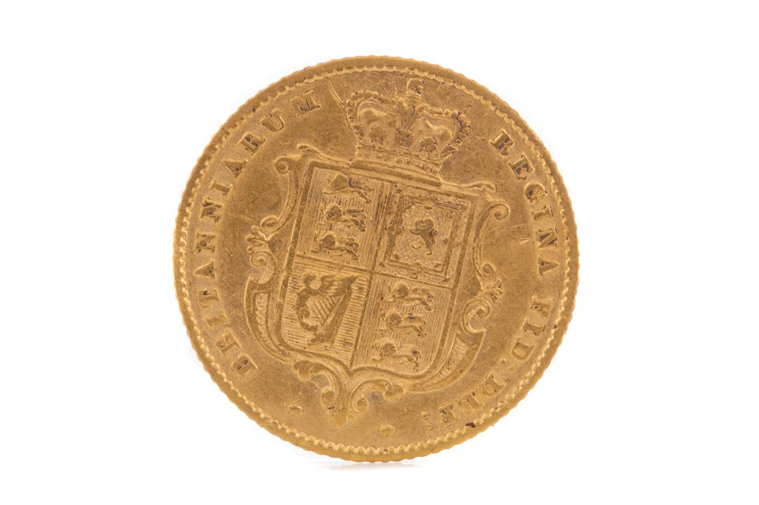 Lot 35 - A VICTORIA GOLD HALF SOVEREIGN DATED 1853