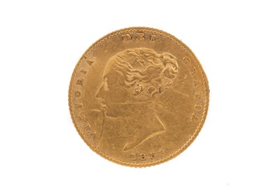 Lot 35 - A VICTORIA GOLD HALF SOVEREIGN DATED 1853