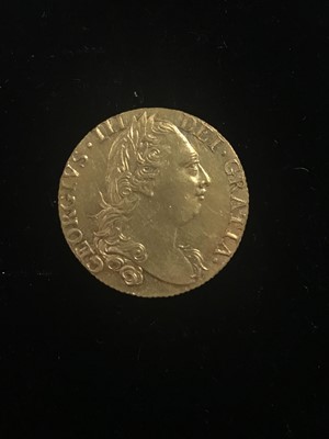 Lot 36 - A GEORGE III GOLD GUINEA DATED 1776
