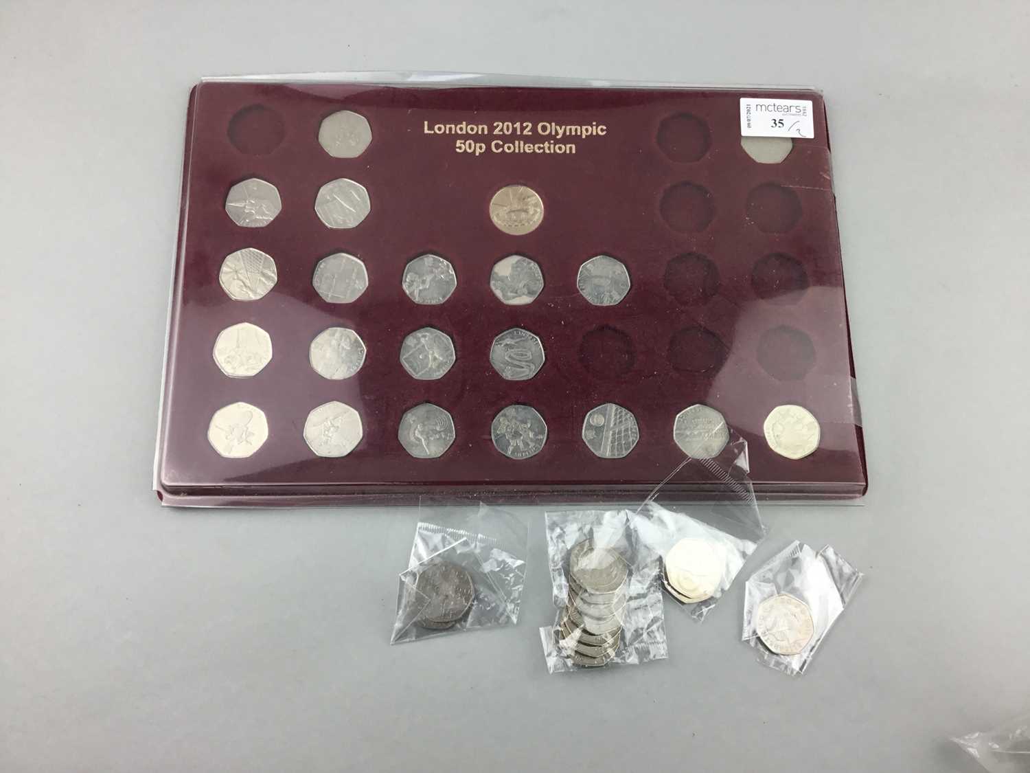 Lot 35 - A LONDON 2012 OLYMPIC 50p COLLECTION
