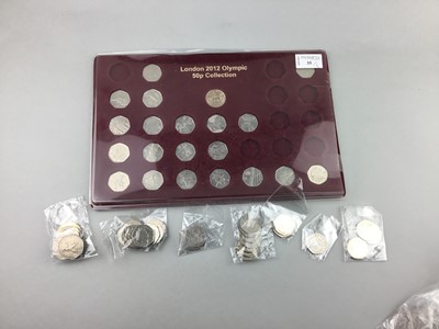 Lot 35 - A LONDON 2012 OLYMPIC 50p COLLECTION
