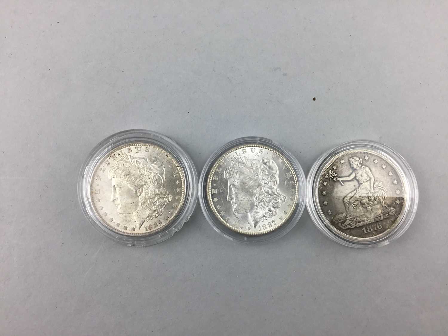 Lot 46 - A LOT OF THREE US $1 COINS