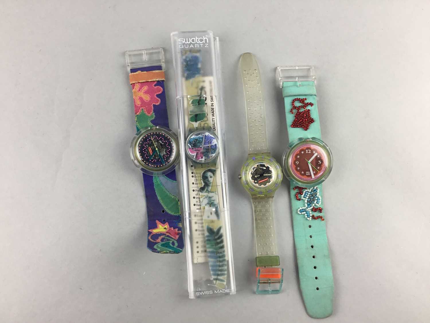 Lot 76 - A SWATCH WRIST WATCH AND OTHER WATCHES