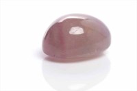 Lot 169 - UNMOUNTED OVAL CABOCHON CUT RUBY approximately...