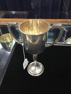 Lot 1731 - A GEORGE V R.B.Y.C. COMMODORES SILVER CUP
