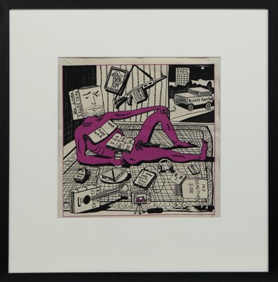 Lot 678 - BOOKS ARE MY BAG, A PRINT BY GRAYSON PERRY