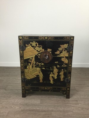 Lot 1608 - A 20TH CENTURY JAPANESE TWO DOOR CUPBOARD