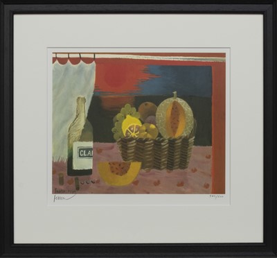 Lot 632 - RED SUNSET, A PRINT BY MARY FEDDEN