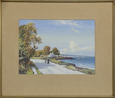 Lot 129 - COASTAL SCENES, A PAIR OF OILS BY TOM CAMPBELL