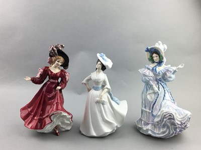 Lot 171 - A ROYAL DOULTON FIGURE OF 'KATIE' AND SIX OTHERS