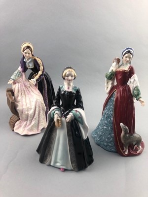 Lot 245 - A ROYAL DOULTON FIGURE OF 'TISSOT' AND SIX OTHERS