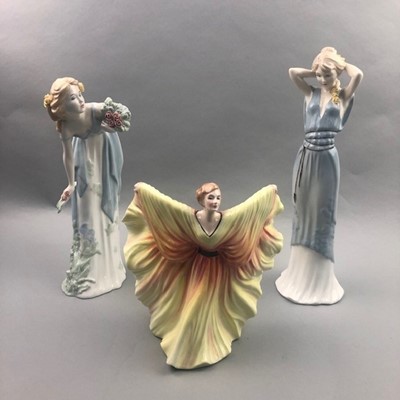 Lot 240 - A ROYAL DOULTON FIGURE OF 'RAPUNZEL' AND FIVE OTHERS