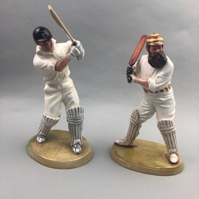 Lot 260 - A ROYAL DOULTON FIGURE OF 'W.G.GRACE 1848-1915' AND ANOTHER