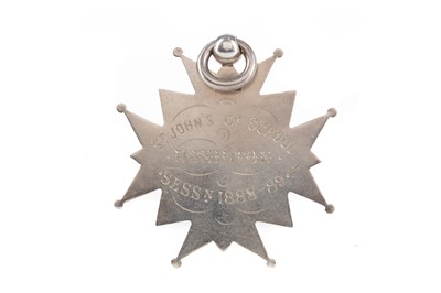 Lot 301 - A ST. JOHNS GRAMMAR SCHOOL HAMILTON SILVER MEDAL