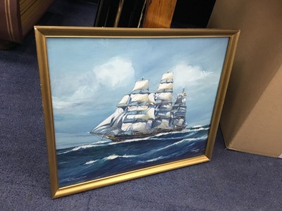 Lot 124 - A LOT OF THREE FRAMED PHOTOGRAPHS OF SAINT VULFRAN'S COLLEGIATE CHURCH IN ABBEVILE