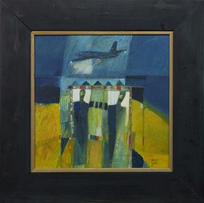 Lot 719 - TOURISTS, AN OIL BY JONATHAN HOOD