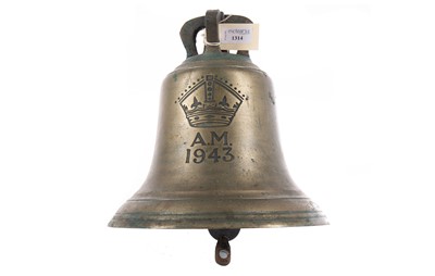 Lot 1314 - A WWII AIR MINISTRY R.A.F. SCRAMBLE BELL