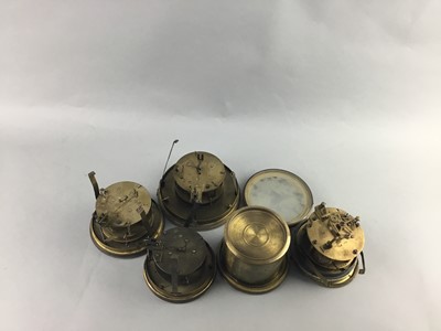 Lot 284 - A COLLECTION OF VARIOUS CLOCK MOVEMENTS