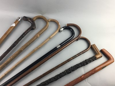 Lot 289 - A COLLECTION OF WALKING STICKS