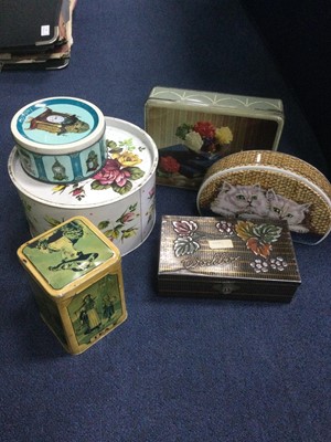 Lot 329 - A COLLECTION OF VARIOUS VINTAGE TINS