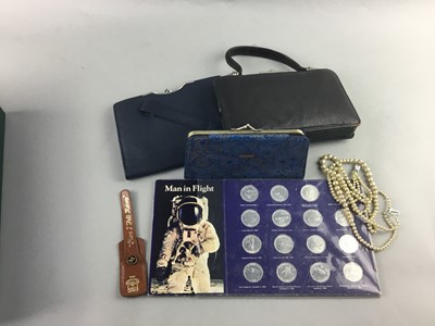 Lot 344 - A LOT OF COSTUME JEWELLERY, COINS AND WATCHES