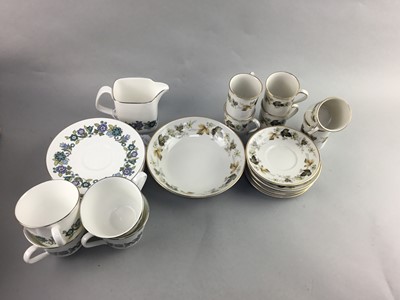 Lot 355 - A ROYAL DOULTON TEA SERVICE AND A COFFEE SERVICE