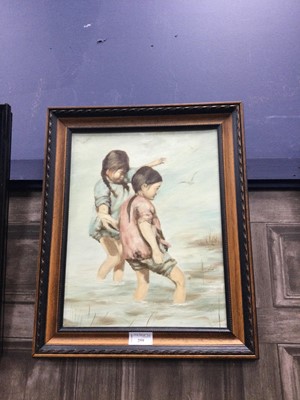 Lot 259 - AN OIL PAINTING BY TOM HOLLAND