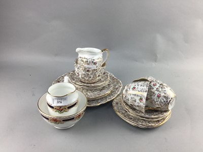 Lot 370 - A ROYAL ALBERT TEA SERVICE AND A DENRY CROWN WARE TEA SERVICE