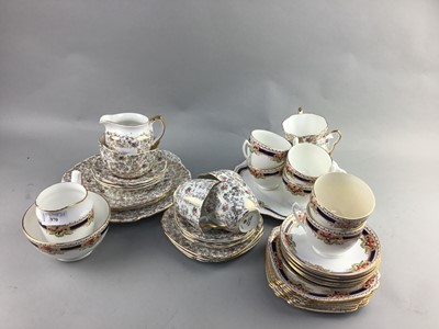 Lot 370 - A ROYAL ALBERT TEA SERVICE AND A DENRY CROWN WARE TEA SERVICE