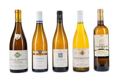 Lot 223 - FIVE BOTTLES OF FRENCH WHITE WINE